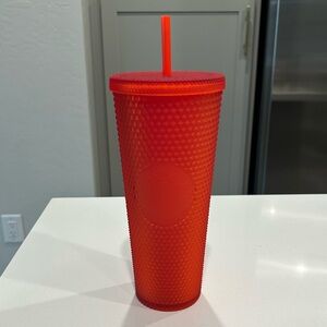 Starbucks Matte Red Soft Touch Studded Cold Cup Tumbler
